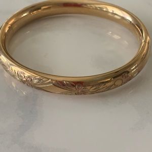 14k GF vintage Bangle